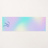 Tapis De Yoga Arrière - plan holographique aux couleurs claires (Devant (Horizontal))