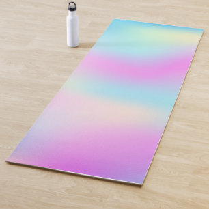 Tapis De Yoga Arrière - plan moderne irisé coloré