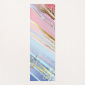 Tapis De Yoga Arrière - plan rose texturé (Devant)