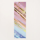 Tapis De Yoga Arrière - plan rose texturé (Dos)