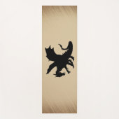 Tapis De Yoga Arrière - plan rustique Black Dragon (Devant)