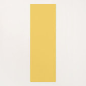 Tapis De Yoga Arrière - plan vert feuille d'or chic (Dos)