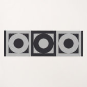 Tapis De Yoga arrondi simple (Devant (Horizontal))