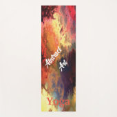 Tapis De Yoga Art Abstrait (Devant)