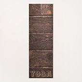 Tapis De Yoga Art du bois (Devant)
