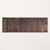 Tapis De Yoga Art du bois (Devant (Horizontal))