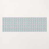 Tapis De Yoga Art du chat | Cute Cat Rainbows (Dos (Horizontal))