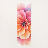 Tapis De Yoga Art floral dévoilé (Dos)
