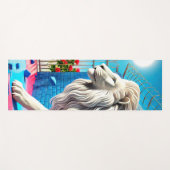 Tapis De Yoga Art Lion (Devant (Horizontal))