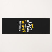 Tapis De Yoga Art Mère | C'Est Mon Anniversaire De Maman (Devant (Horizontal))