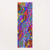 Tapis De Yoga Art psychédélique superbe de fractale (Dos)