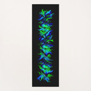 Tapis De Yoga Artdeco Flames en arc-en-ciel