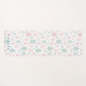 Tapis De Yoga Artistic Raindrops ⎢ Monogramme Yoga Mat (Devant (Horizontal))