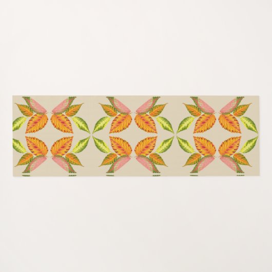 Tapis De Yoga Arty Automne sur un yoga (Dos (Horizontal))