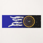Tapis De Yoga Attrape-rêves--Hématite (Devant (Horizontal))