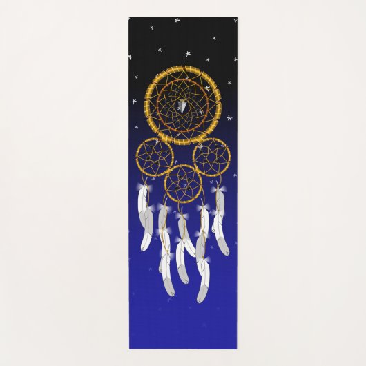 Tapis De Yoga Attrape-rêves--Hématite (Devant)