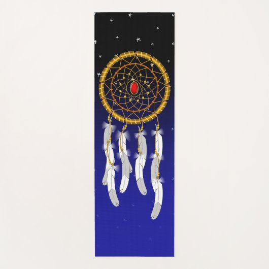 Tapis De Yoga Attrape-rêves--Rubis (Devant)