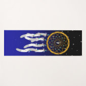 Tapis De Yoga Attrape-rêves--Turquoise (Devant (Horizontal))