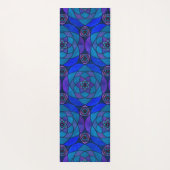 Tapis de yoga au mandala riche en bijoux (Dos)