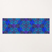 Tapis de yoga au mandala riche en bijoux (Devant (Horizontal))