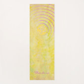 Tapis De Yoga AUM "Imperial Yellow" (Devant)