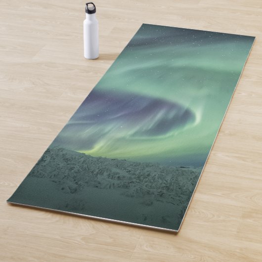 Tapis De Yoga Aurora Borealis (En situation)
