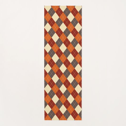 Tapis De Yoga Automne/Automne En vichy motif (Devant)