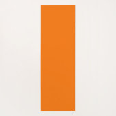 Tapis De Yoga Automne Plaid Motif en Orange Vert et Brown (Dos)