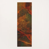 Tapis De Yoga Automne profond Terre riche automne Abstrait (Dos)