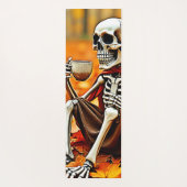 Tapis De Yoga Automne Skeleton Café Break Design (Dos)