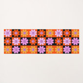 Tapis de yoga aux fleurs de café. (Dos (Horizontal))