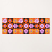 Tapis de yoga aux fleurs de café. (Devant (Horizontal))