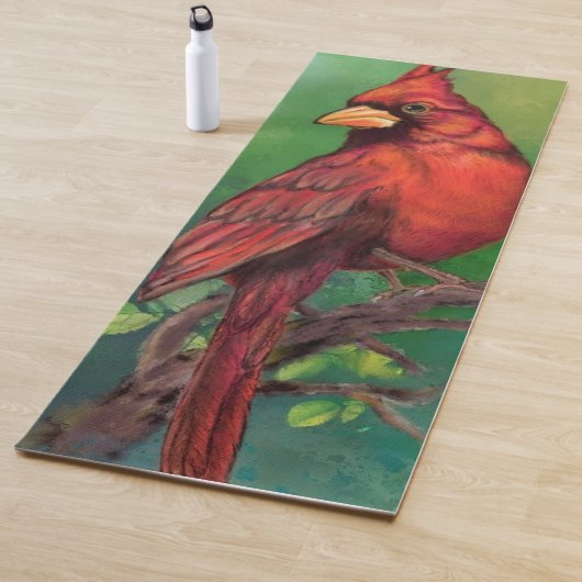 Tapis de Yoga avec Cardinal (En situation)