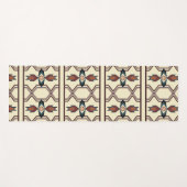 Tapis de yoga avec impression autochtone 1 (Devant (Horizontal))