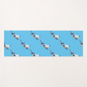 Tapis De Yoga Avion de dessin (Devant (Horizontal))