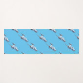 Tapis De Yoga Avion de dessin (Devant (Horizontal))