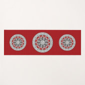 Tapis de yoga Aztec rencontre Alien (Devant (Horizontal))