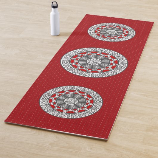 Tapis de yoga Aztec rencontre Alien (En situation)