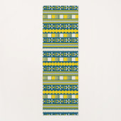 Tapis De Yoga aztèque jaune (Devant)