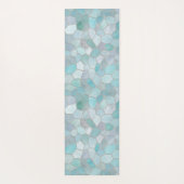 Tapis De Yoga Azur Verdigris Mosaic (Dos)