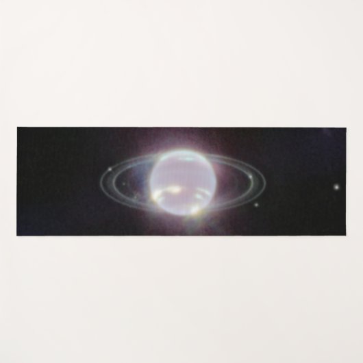 Tapis De Yoga Bagues JWST de la planète Neptune (Devant (Horizontal))
