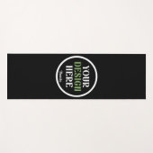 Tapis De Yoga baiser personnalisé, unique, élégant et minimalist (Devant (Horizontal))