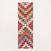 Tapis De Yoga Baklava Chevron Star II // 18e siècle Authentique (Dos)