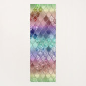 Tapis De Yoga Balances de sirène princesse arc-en-ciel #3 (Dos)