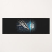 Tapis De Yoga Baleine au clair de lune (Devant (Horizontal))