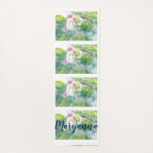 Tapis De Yoga Baleine bleue et Pleine lune (Dos)