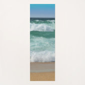 Tapis De Yoga Balnéaire Sea Waves Sand Beach Modèle Fitness (Devant)