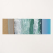 Tapis De Yoga Balnéaire Sea Waves Sand Beach Modèle Fitness (Devant (Horizontal))