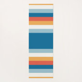 Tapis De Yoga Bandes arc-en-ciel estivales (Dos)