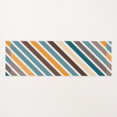 Tapis De Yoga bandes diagonales (Devant (Horizontal))
